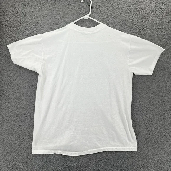 Vtg 90s Hanes 50th Anniv TOXX Member Print Adult XL White USA Single Stitch - Picture 2 of 15